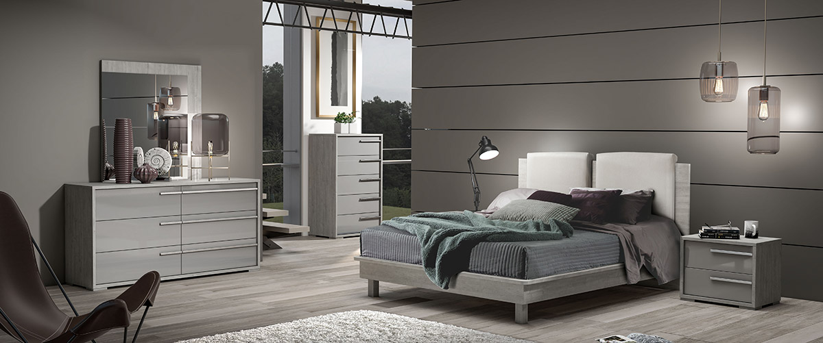 Gray Italian Bedroom Set