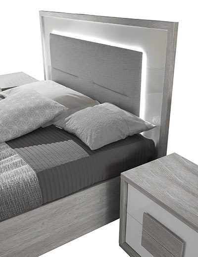 Grey Italian Bed
