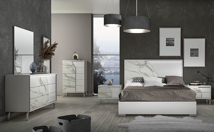 marble bedroom set